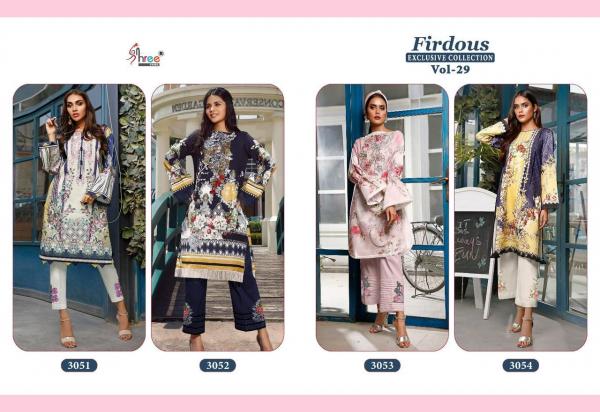 Shree Firdous Exclusive Collection Vol 29 Cotton Dupatta Pakistani Suits